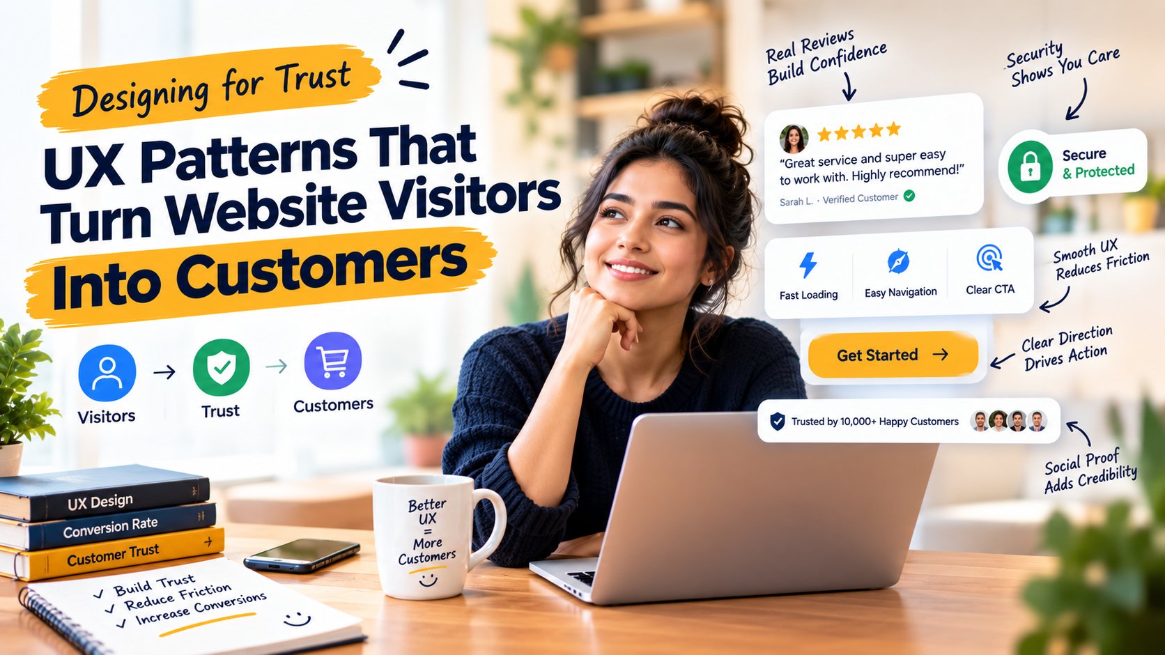 Designing for Trust: UX Patterns That Turn Website Visitors Into Customers